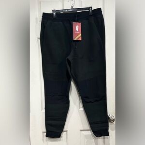 Cotopaxi Men's Large Abrazo Fleece Jogger Black NWT Elastic Waistband Drawcord